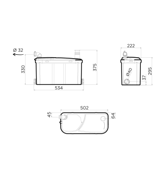 SANITRIT WATERMATIC VD120 POMPA PER ACQUE CHIARE - WS20