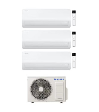 SAMSUNG CEBU S2 7000+7000+24000 BTU TRIAL SPLIT INVERTER WI-FI  A++/A+ AIR CONDITIONER - AJ080TXJ4KG/EU