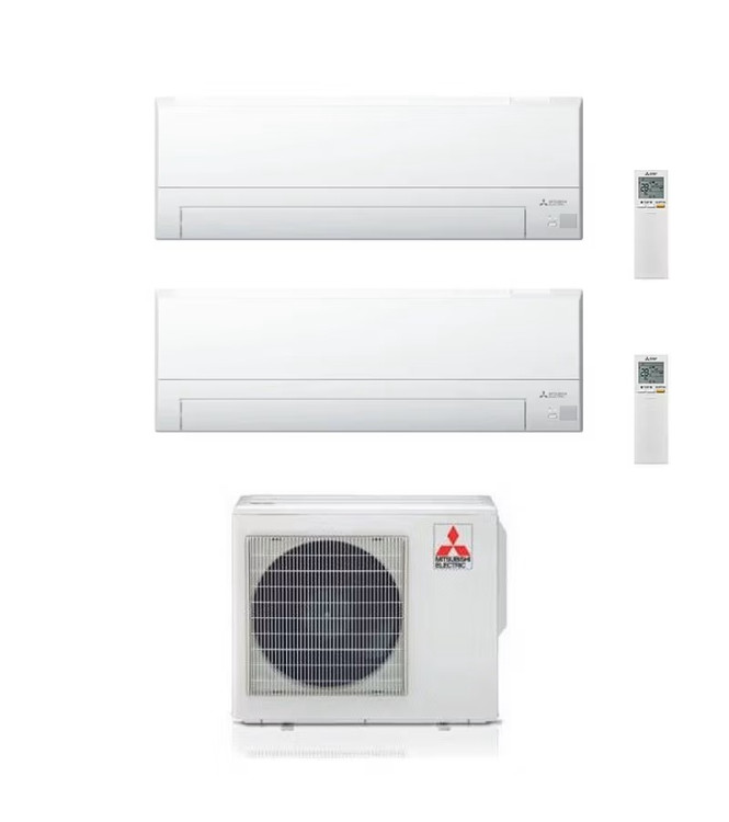 MITSUBISHI BT SERIES AIR CONDITIONER  7000+7000 BTU DUAL SPLIT INVERTER  WI-FI  A+++/A++ - MXZ-2F42VF4