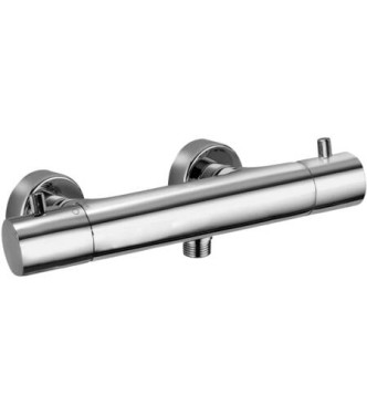 PAFFONI LIQ168ED EXTERNAL THERMOSTATIC SHOWER WITH CHROME HAND SHOWER - LIQ168EDCR