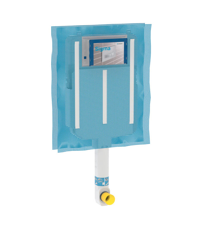 GEBERIT SIGMA 8 BUILT-IN TOILET FLUSH CASSETTE - 109.790.00.1