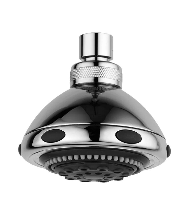 SOFFIONE MULTIGETTO 9,6 CM IN ABS CROMATO -  ISCHIA DI PAFFONI - ZSOF030CR