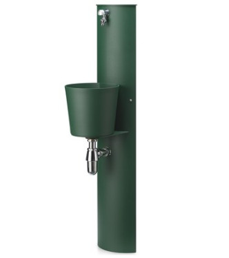 WALL-MOUNTED FOUNTAIN WITH GREEN CONNECTIONS - BELFER 42/PRT.1