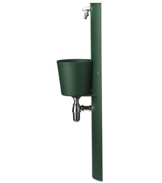WALL-MOUNTED FOUNTAIN WITH GREEN CONNECTIONS - BELFER 42/PRT.1