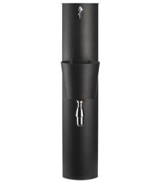 WALL-MOUNTED FOUNTAIN WITH ANTHRACITE CONNECTIONS - BELFER 42/PRT.5