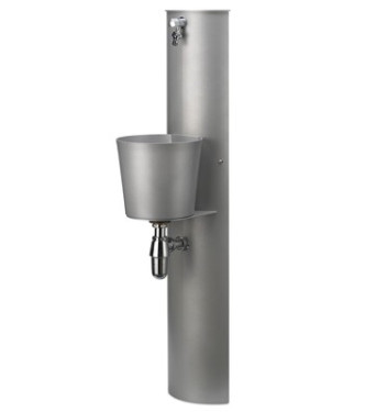 FONTANA A PARETE CON ATTACCHI ALLUMINIO - BELFER 42/PRT.14