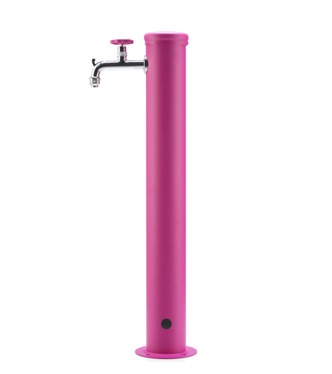 FONTANA CON GHIERA IN TINTA 1 RUBINETTO CICLAMINO - BELFER 42/ARF.6