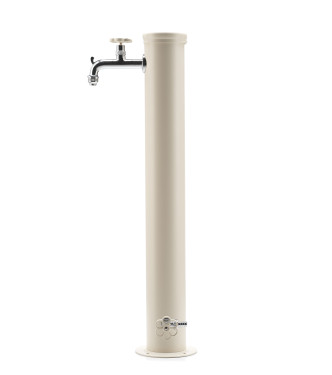 FONTANA CON GHIERA IN TINTA 2 RUBINETTO AVORIO - BELFER 42/ARRF.4