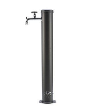 FONTANA WITH MATCHING RING 2 ANTHRACITE TAP - BELFER 42/ARRF.5