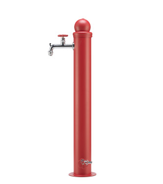 RED HYDRANT FOUNTAIN - BELFER 42/ID