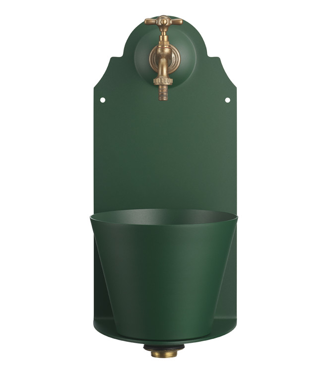 GREEN WALL-MOUNTED FOUNTAIN - BELFER 42/PR.1