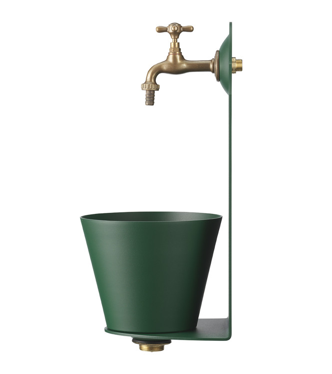 GREEN WALL-MOUNTED FOUNTAIN - BELFER 42/PR.1