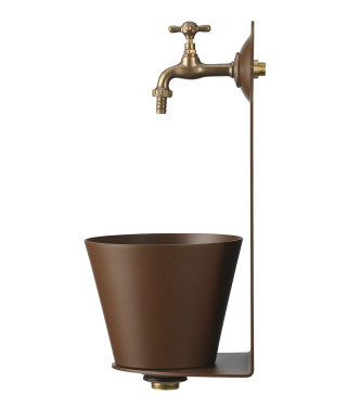 RUST WALL-MOUNTED FOUNTAIN - BELFER 42/PR.2