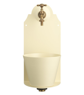 IVORY WALL-MOUNTED DRINKING FOUNTAIN - BELFER 42/PR.4