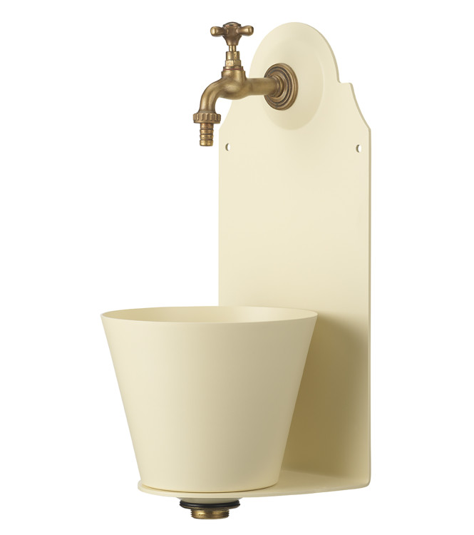 IVORY WALL-MOUNTED DRINKING FOUNTAIN - BELFER 42/PR.4