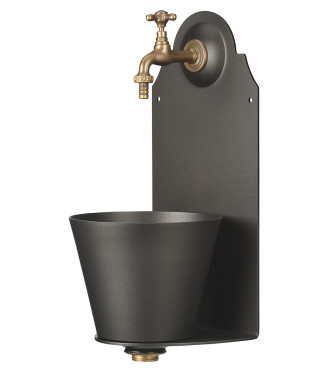 ANTHRACITE WALL-MOUNTED DRINKING FOUNTAIN - BELFER 42/PR.5