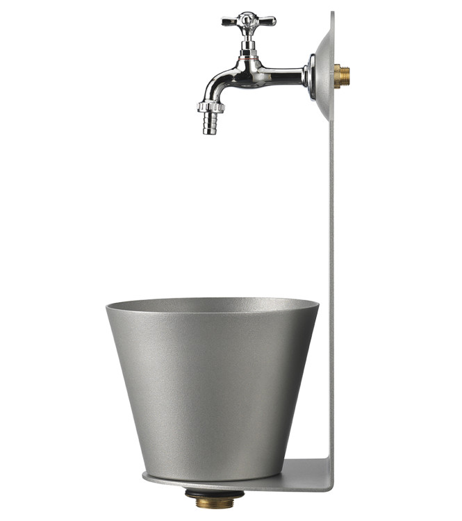 ALUMINUM WALL-MOUNTED DRINKING FOUNTAIN - BELFER 42/PR.14