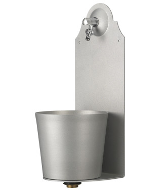 ALUMINUM WALL FOUNTAIN - BELFER 42/PRX.14