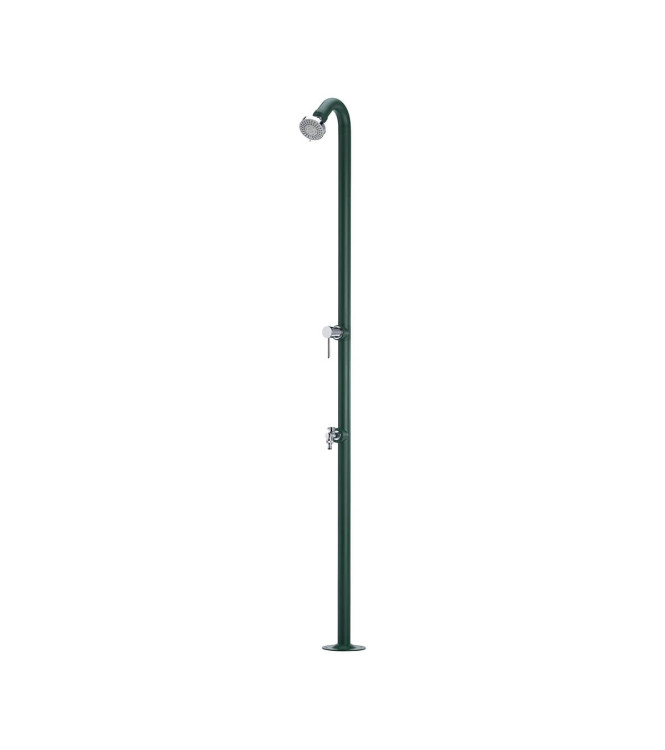 IRON SHOWER WITH GREEN MIXER - BELFER 42/D4.1