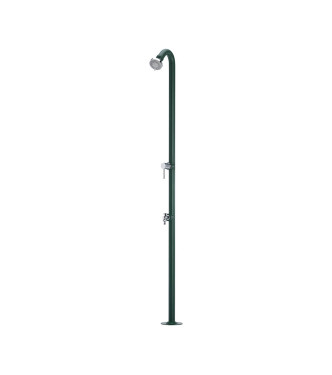 IRON SHOWER WITH GREEN MIXER - BELFER 42/D4.1