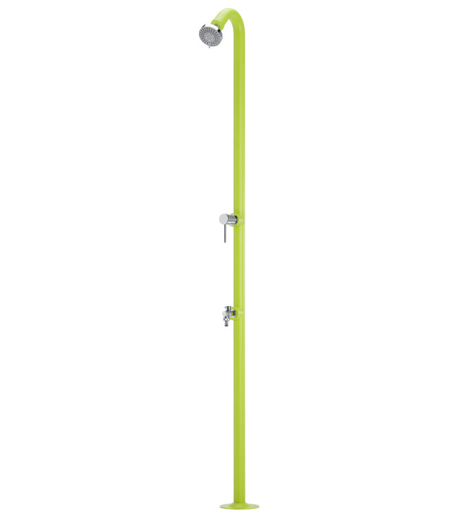 IRON SHOWER WITH ACID GREEN MIXER - BELFER 42/D4.8