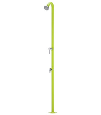 IRON SHOWER WITH ACID GREEN MIXER - BELFER 42/D4.8