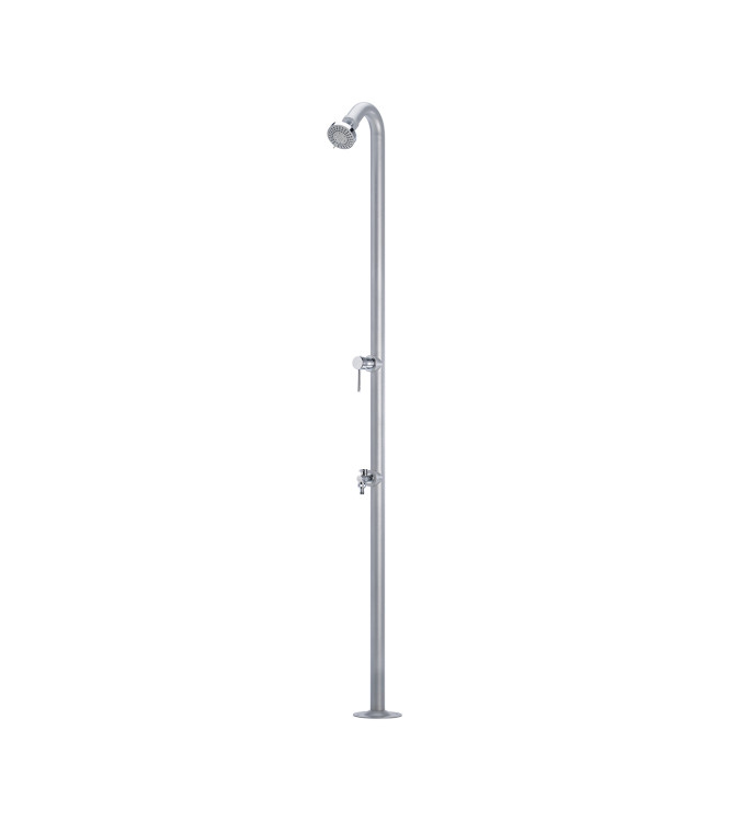 IRON SHOWER WITH ALUMINUM MIXER - BELFER 42/D4.14