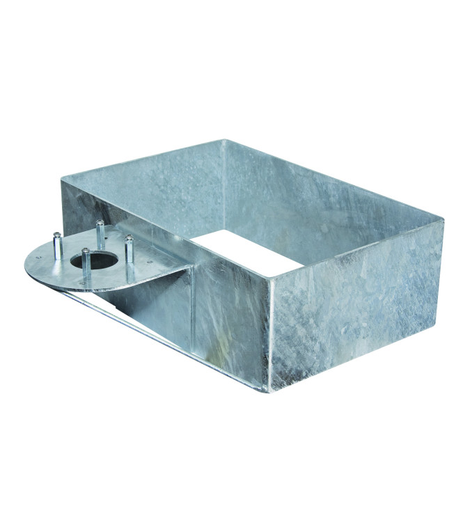 BASE ZINCATA DA INTERRARE - BELFER 42/BSZ