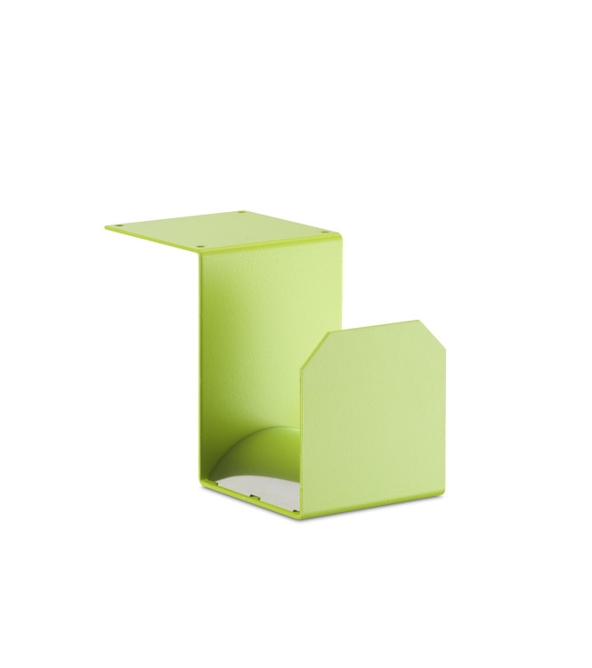 SQUARE RUBBER HOLDER, LIME GREEN - BELFER 42/PGQ.8