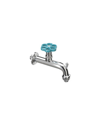 TURQUOISE HYDRANT-STYLE TAP - BELFER RUB/018.10