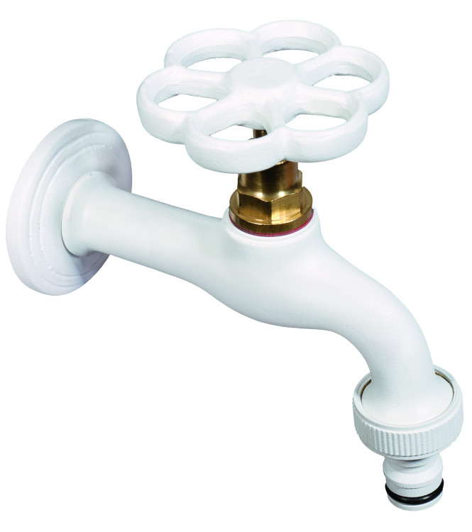 WHITE COLORED TAP - BELFER RUB/024.3