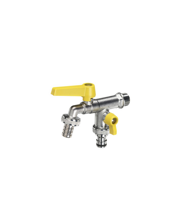 DOUBLE TAP WITH YELLOW LEVERS - BELFER RUB/027.9