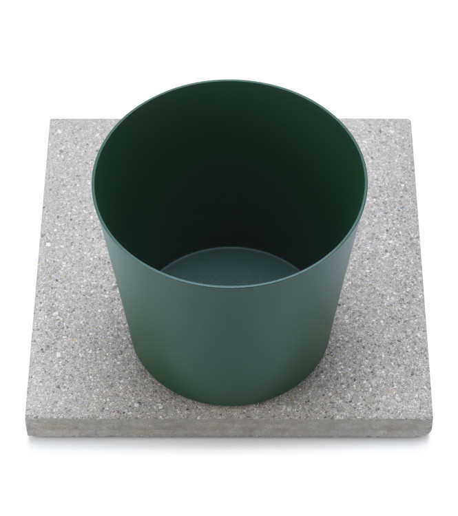 GRANIGLIA BASE WITH GREEN TRAY - BELFER 42/BSE/3.1
