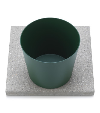 GRANIGLIA BASE WITH GREEN TRAY - BELFER 42/BSE/3.1