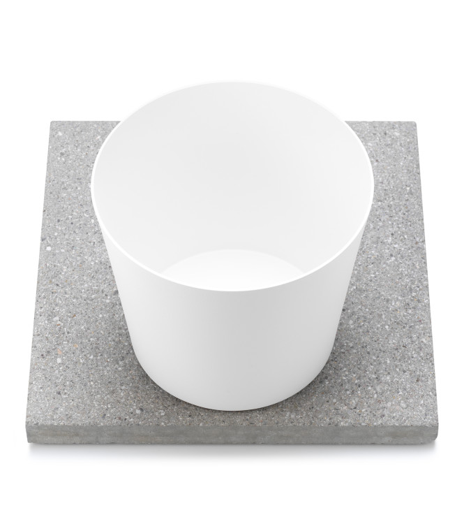 GRANULATED BASE WITH WHITE TRAY - BELFER 42/BSE/3.3