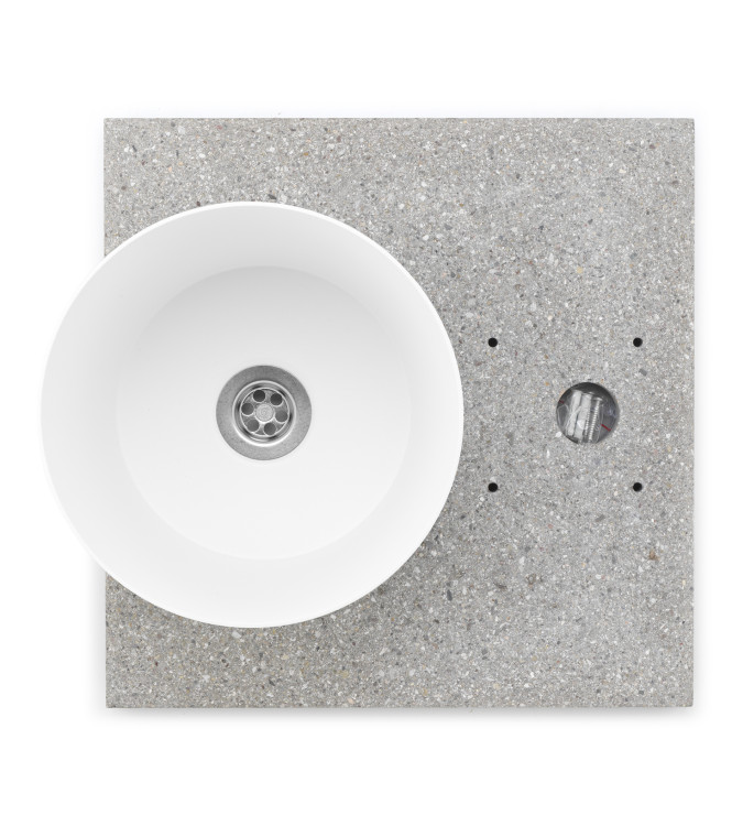 GRANULATED BASE WITH WHITE TRAY - BELFER 42/BSE/3.3