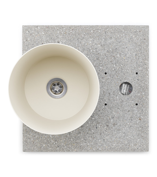 GRANIGLIA BASE WITH IVORY TRAY - BELFER 42/BSE/3.4