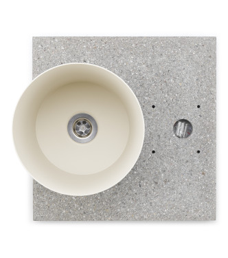 GRANIGLIA BASE WITH IVORY TRAY - BELFER 42/BSE/3.4