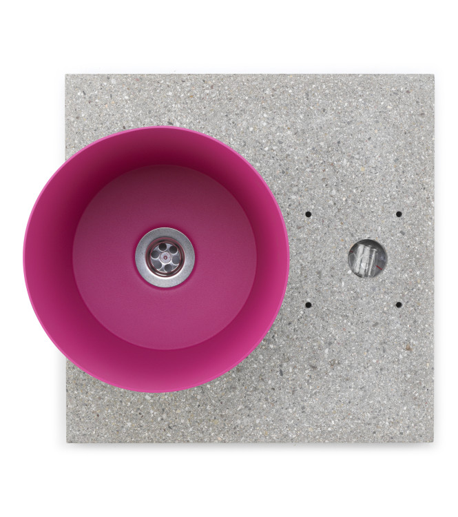 GRANIGLIA BASE WITH CICLAMINO BASIN - BELFER 42/BSE/3.6