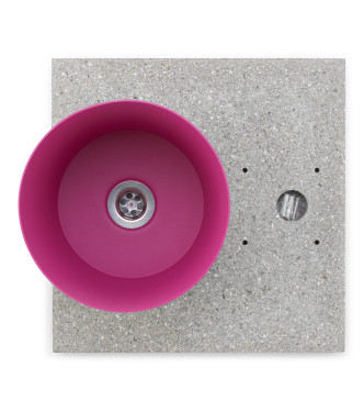 BASE IN GRANIGLIA CON VASCHETTA CICLAMINO - BELFER 42/BSE/3.6