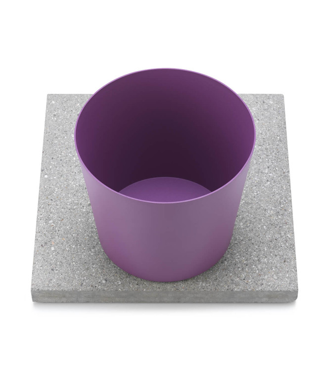 BASE IN GRANIGLIA CON VASCHETTA VIOLA - BELFER 42/BSE/3.7