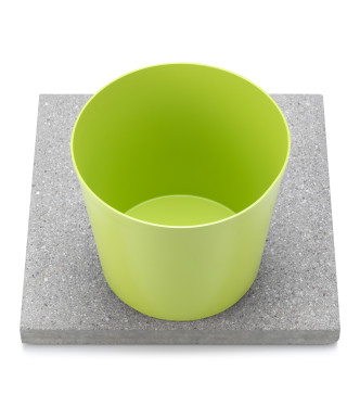 BASE IN GRANIGLIA CON VASCHETTA VERDE ACIDO - BELFER 42/BSE/3.8