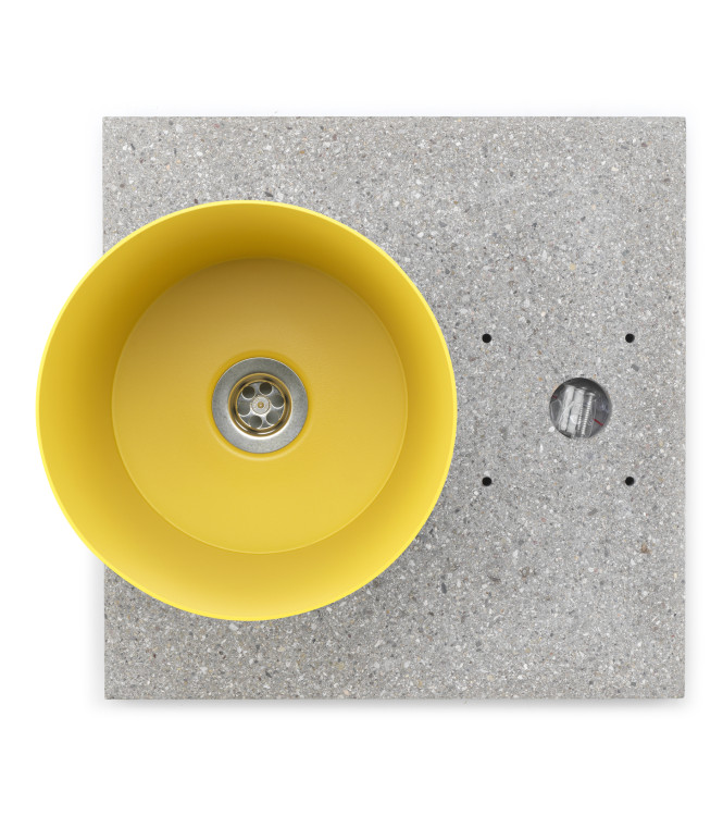 BASE IN GRANIGLIA CON VASCHETTA GIALLO - BELFER 42/BSE/3.9