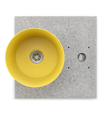 BASE IN GRANIGLIA CON VASCHETTA GIALLO - BELFER 42/BSE/3.9