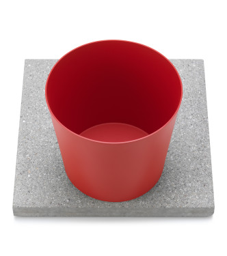 BASE IN GRANIGLIA CON VASCHETTA ROSSO - BELFER 42/BSE/3.11