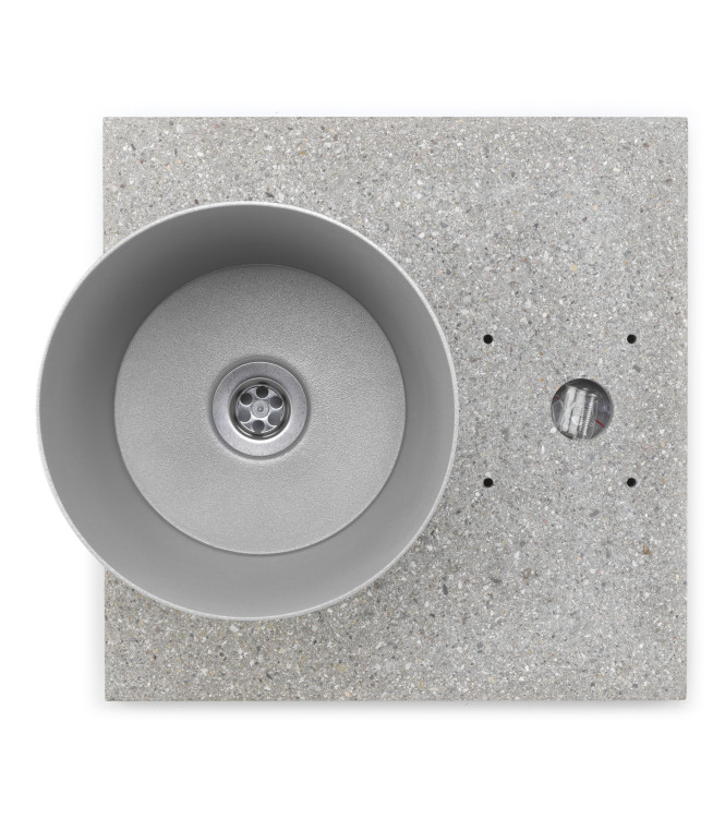 BASE IN GRANIGLIA CON VASCHETTA ALLUMINIO - BELFER 42/BSE/3.14