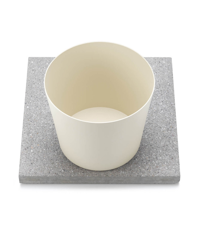 BASE IN GRANIGLIA CON VASCHETTA AVORIO - BELFER 42/BSE/4.4