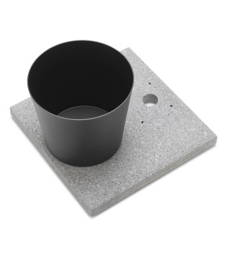 BASE IN GRANIGLIA CON VASCHETTA ANTRACITE - BELFER 42/BSE/4.5