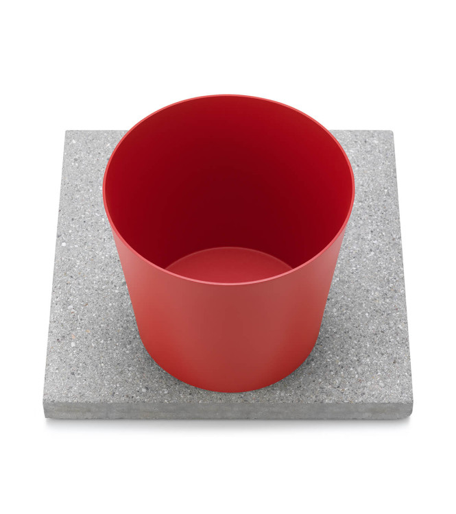 GRANIGLIA BASE WITH RED TRAY - BELFER 42/BSE/4.11