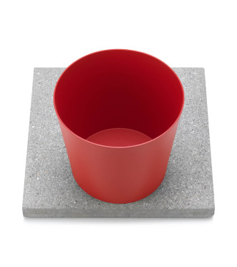 BASE IN GRANIGLIA CON VASCHETTA ROSSO - BELFER 42/BSE/4.11